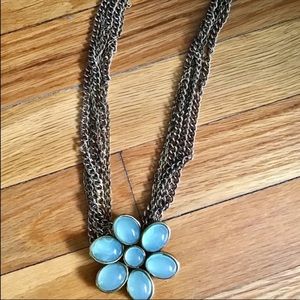 Amrita Singh flower statement necklace